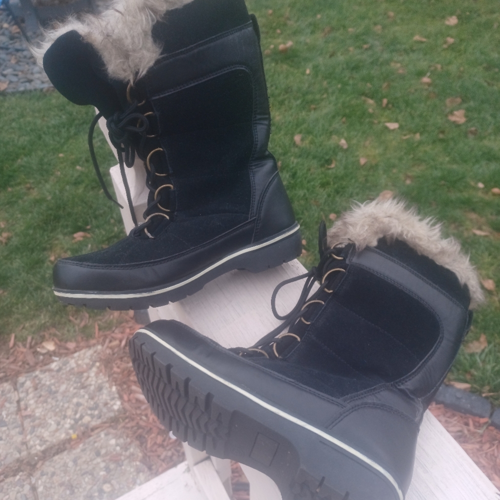 Merona faux fur boots
